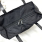 PRADA Tote Bag Nylon black Triangular plate