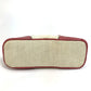 PRADA Handbag BN0115 canvas Beige typex red CANAPA+STRUZZ Mini bag Women Used Authentic