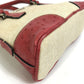 PRADA Handbag BN0115 canvas Beige typex red CANAPA+STRUZZ Mini bag Women Used Authentic