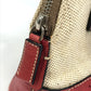 PRADA Handbag BN0115 canvas Beige typex red CANAPA+STRUZZ Mini bag Women Used Authentic
