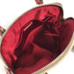 PRADA Handbag BN0115 canvas Beige typex red CANAPA+STRUZZ Mini bag Women Used Authentic
