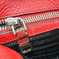 PRADA Shoulder Bag 1BH046 leather Red logo Women Used Authentic
