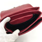 PRADA Shoulder Bag 1BD009 leather Red logo