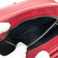PRADA Shoulder Bag 1BD009 leather Red logo