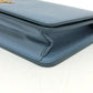 PRADA Wallet Chain 1DH044 leather blue ChainShoulder Bag Saffiano logo Women Used Authentic