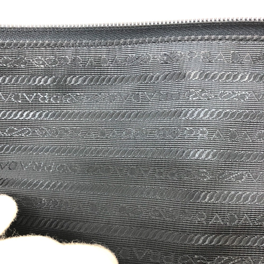 PRADA Shoulder Bag 1BG189 Nylon Navy Triangle logo Tote Bag/Crossbody