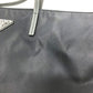 PRADA Shoulder Bag 1BG189 Nylon Navy Triangle logo Tote Bag/Crossbody