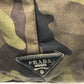 PRADA Handbag  B1959V Nylon green camouflage Women Used Authentic