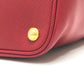 PRADA Handbag BN2729 Safiano leather Red Front pocket Women Secondhand Authentic