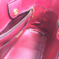 PRADA Handbag BN2729 Safiano leather Red Front pocket Women Secondhand Authentic