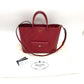 PRADA Handbag BN2729 Safiano leather Red Front pocket Women Secondhand Authentic