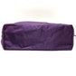 PRADA Tote Bag BR3924 saffiano leather purple logo Women Secondhand Authentic