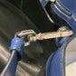 PRADA Tote Bag Safiano leather blue Bag Crossbody Shoulder Bag Triangle logo plate mens Used Authentic