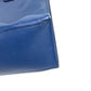 PRADA Tote Bag Safiano leather blue Bag Crossbody Shoulder Bag Triangle logo plate mens Used Authentic