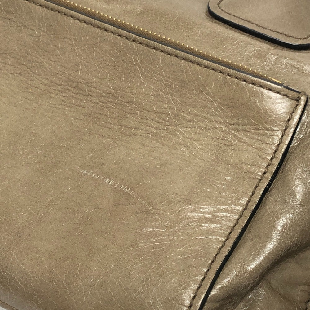 PRADA Tote Bag BN2626 leather Brown logo