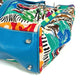 PRADA Tote Bag Canvas / leather multicolor Triangle logo plate All-over logo