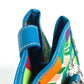 PRADA Tote Bag Canvas / leather multicolor Triangle logo plate All-over logo