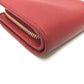 PRADA Folded wallet 1ML018 Safiano leather Red logo Women Used Authentic