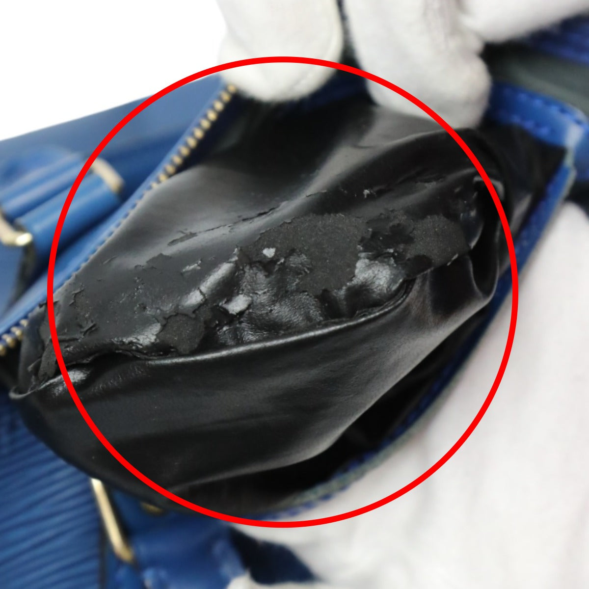 LOUIS VUITTON Handbag M43005 Epi Leather Toledo Blue Handbag Epi Speedy 30 Women Used Authentic