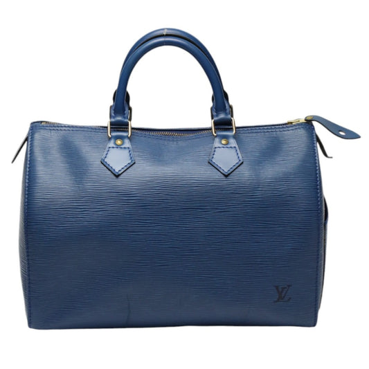 LOUIS VUITTON Handbag M43005 Epi Leather Toledo Blue Handbag Epi Speedy 30 Women Used Authentic