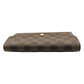 LOUIS VUITTON Long Wallet Purse N60114 Damier canvas Brown x pink Damier Rose Valerie