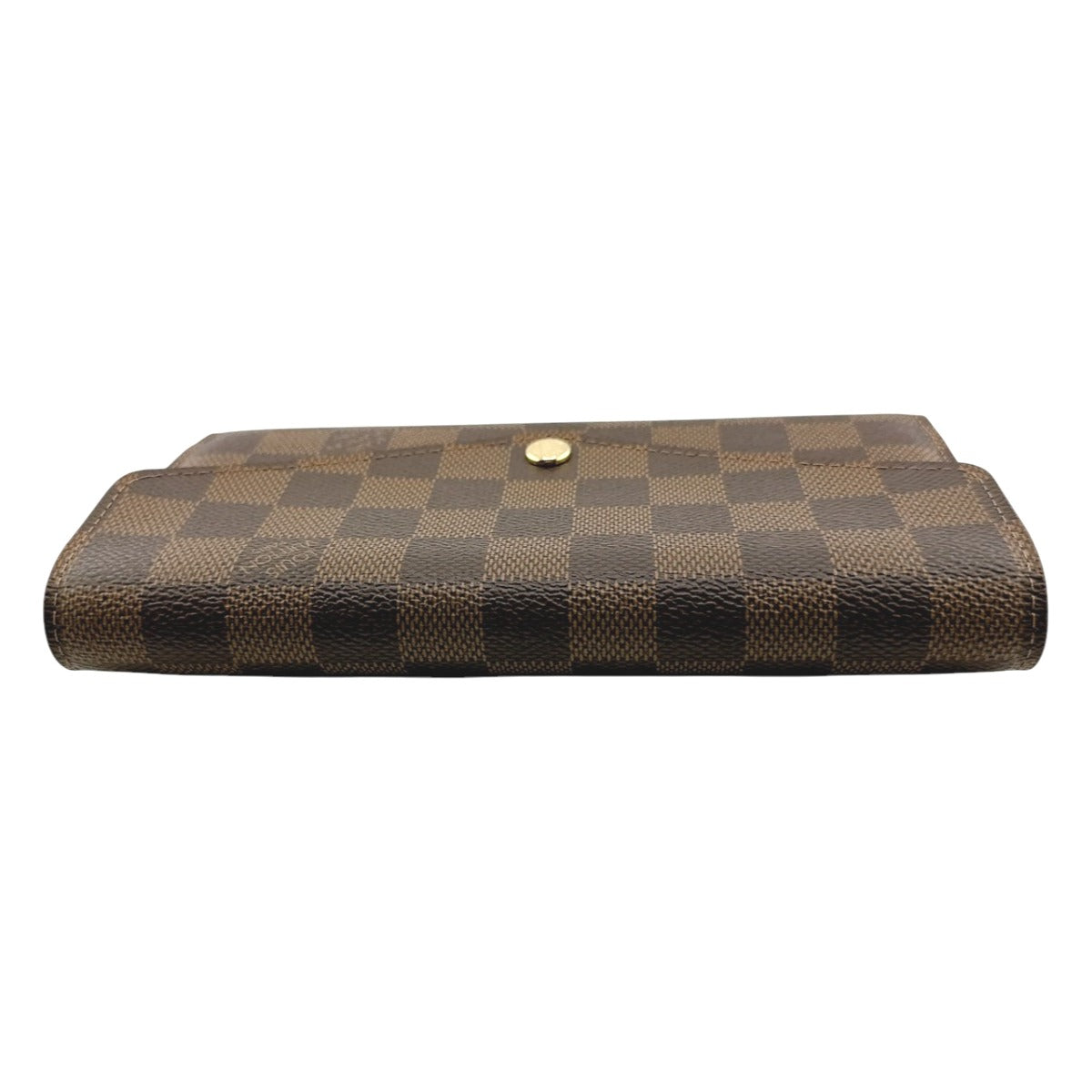LOUIS VUITTON Long Wallet Purse N60114 Damier canvas Brown x pink Damier Rose Valerie
