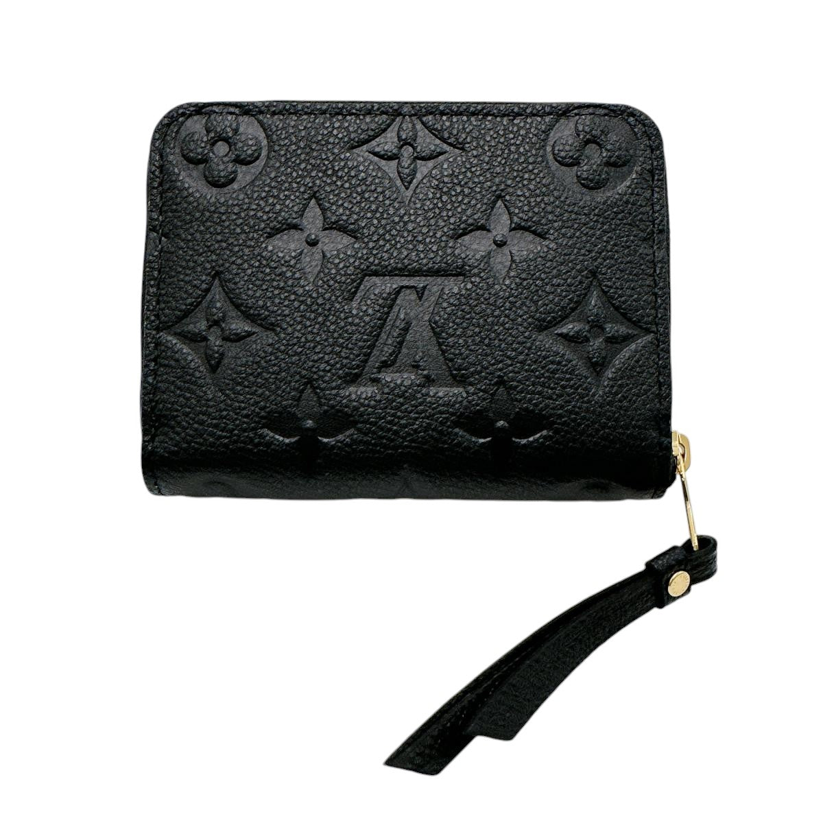 LOUIS VUITTON Coin case M60574 Monogram Ann Platt Noir Coin Pocket Monogram Zip around purse unisex(Unisex) Used Authentic