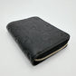 LOUIS VUITTON Coin case M60574 Monogram Ann Platt Noir Coin Pocket Monogram Zip around purse unisex(Unisex) Used Authentic