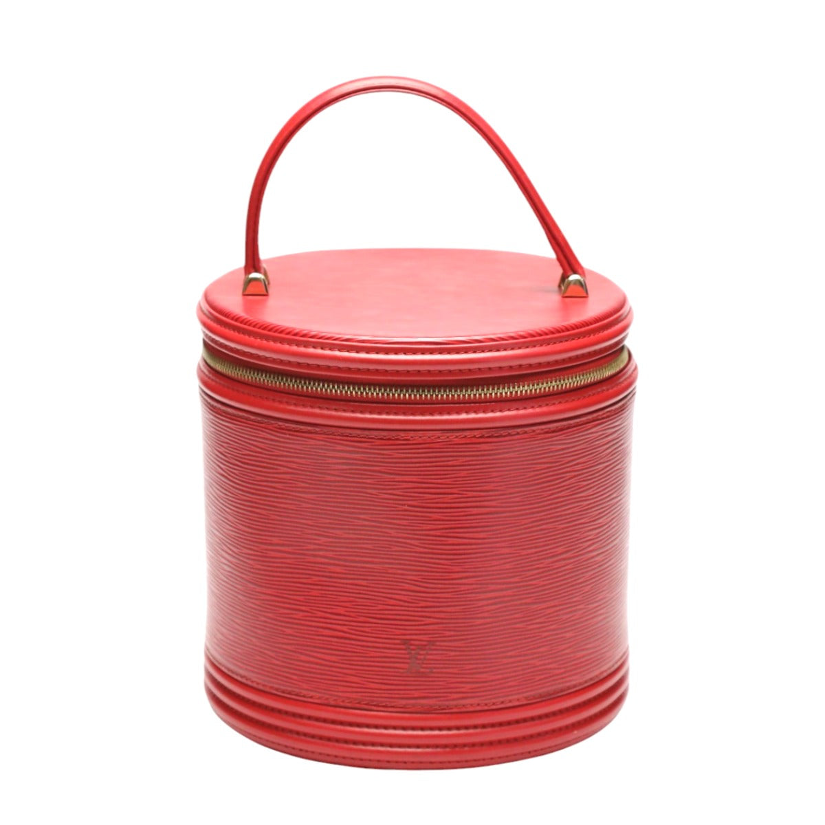 LOUIS VUITTON Handbag M48037 Epi Leather Castarian red Handbag Epi Cannes Women Used Authentic