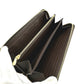 LOUIS VUITTON Long Wallet Purse N60015 Damier canvas Ebene Zip Around Damier Zippy wallet unisex(Unisex) Used Authentic