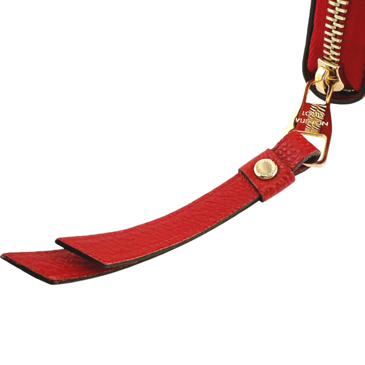 LOUIS VUITTON Long Wallet Purse M60737 Monogram Ann Platt Red Zippered wallet Monogram Zippy wallet unisex(Unisex) Used Authentic