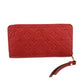 LOUIS VUITTON Long Wallet Purse M60737 Monogram Ann Platt Red Zippered wallet Monogram Zippy wallet unisex(Unisex) Used Authentic