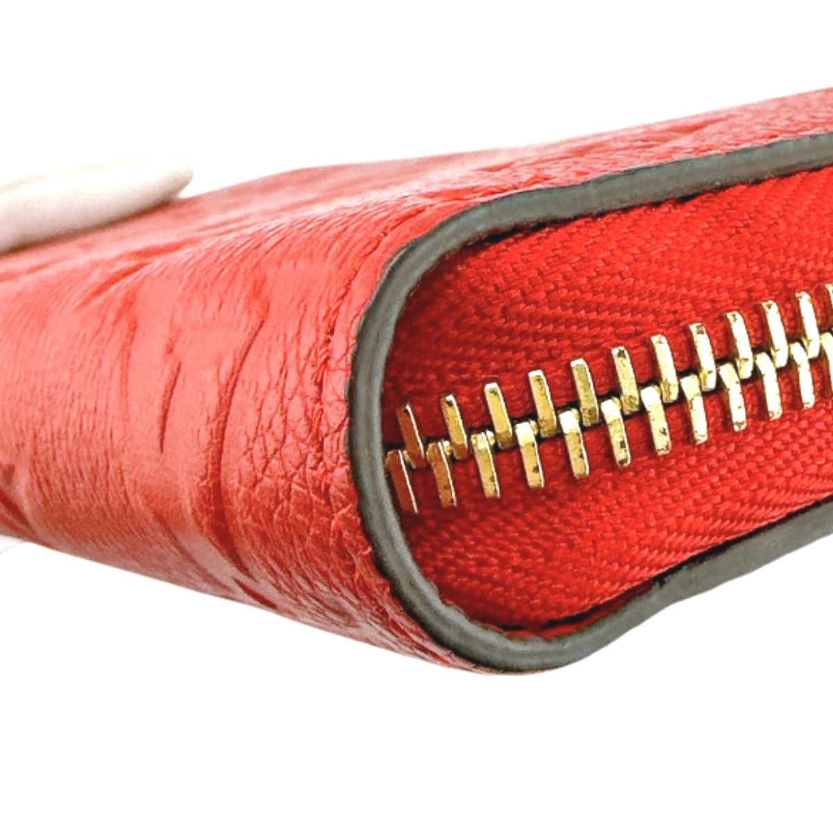 LOUIS VUITTON Long Wallet Purse M60737 Monogram Ann Platt Red Zippered wallet Monogram Zippy wallet unisex(Unisex) Used Authentic