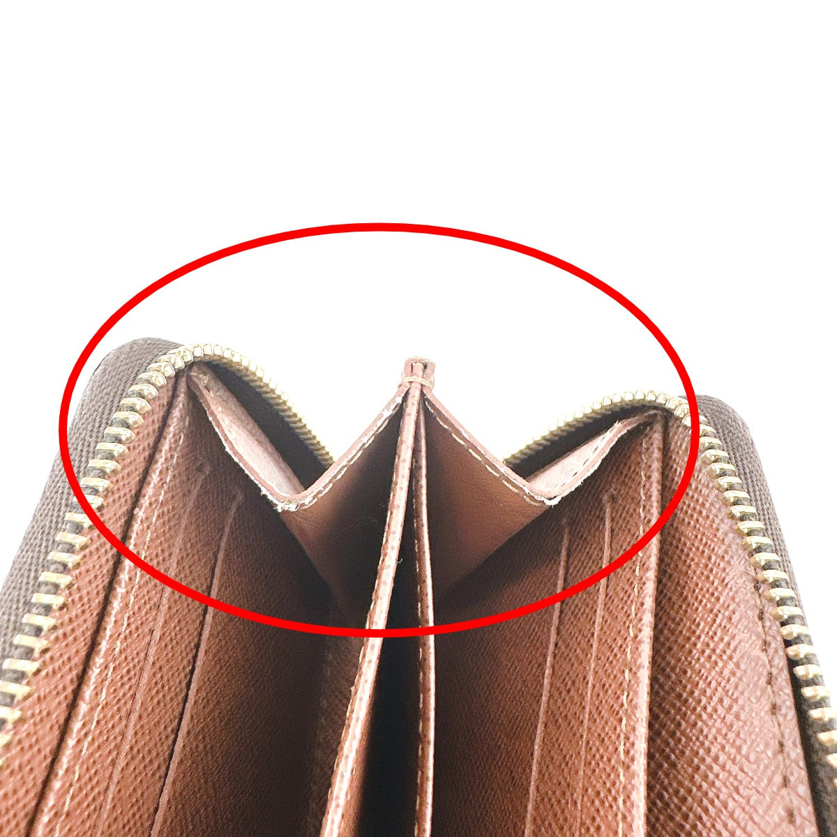 LOUIS VUITTON Coin case M60067 Monogram canvas Brown Coin case Monogram Zip around purse unisex(Unisex) Used Authentic