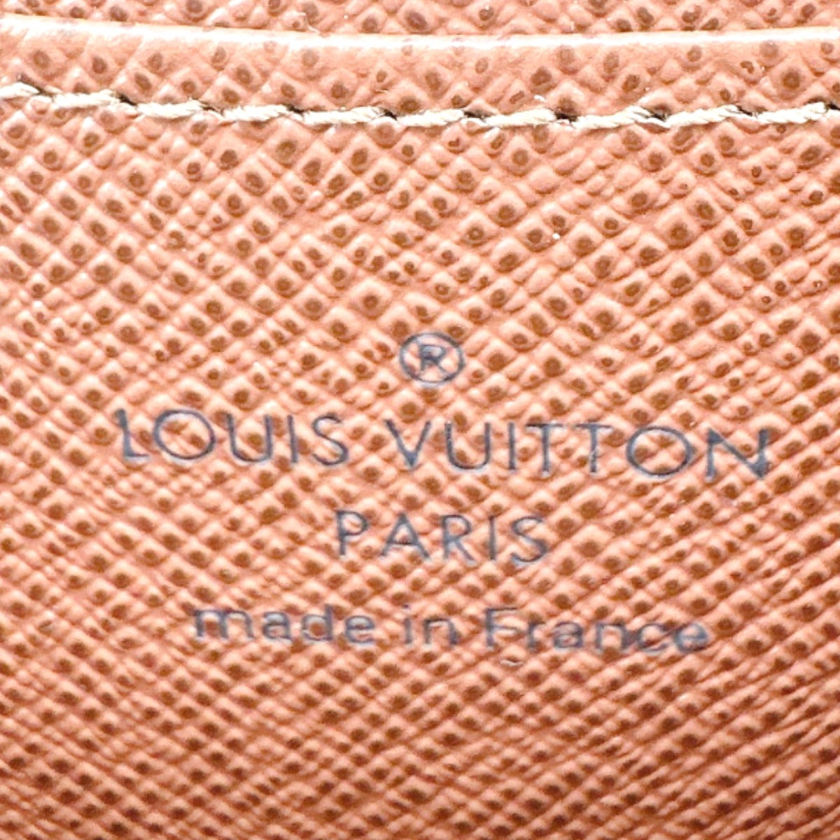 LOUIS VUITTON Coin case M60067 Monogram canvas Brown Coin case Monogram Zip around purse unisex(Unisex) Used Authentic
