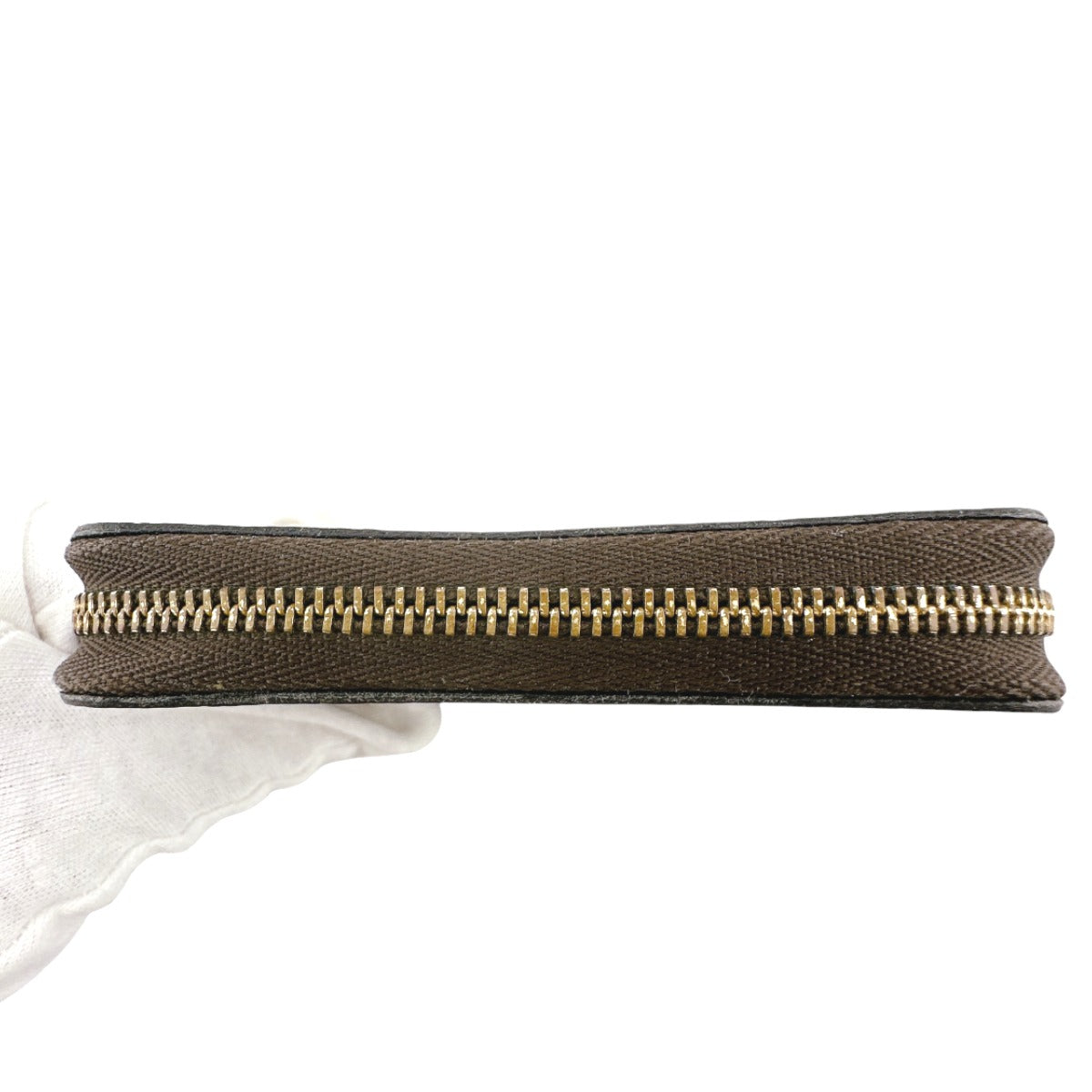 LOUIS VUITTON Coin case M60067 Monogram canvas Brown Coin case Monogram Zip around purse unisex(Unisex) Used Authentic