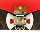 LOUIS VUITTON Long Wallet Purse M60791 Monogram canvas Brown Long Wallet Purse Monogram Portefeuille Sarah Tribal Mask Women Used Authentic