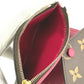 LOUIS VUITTON Coin case M41938 Monogram canvas Red Coin purse with Card Case Monogram Portefeuille Victorine Women Used Authentic