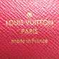 LOUIS VUITTON Coin case M41938 Monogram canvas Red Coin purse with Card Case Monogram Portefeuille Victorine Women Used Authentic