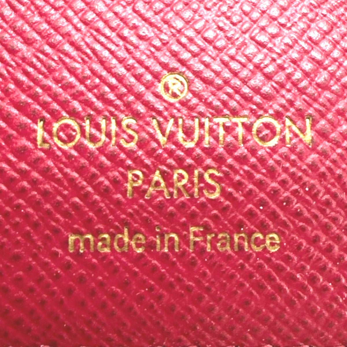 LOUIS VUITTON Coin case M41938 Monogram canvas Red Coin purse with Card Case Monogram Portefeuille Victorine Women Used Authentic