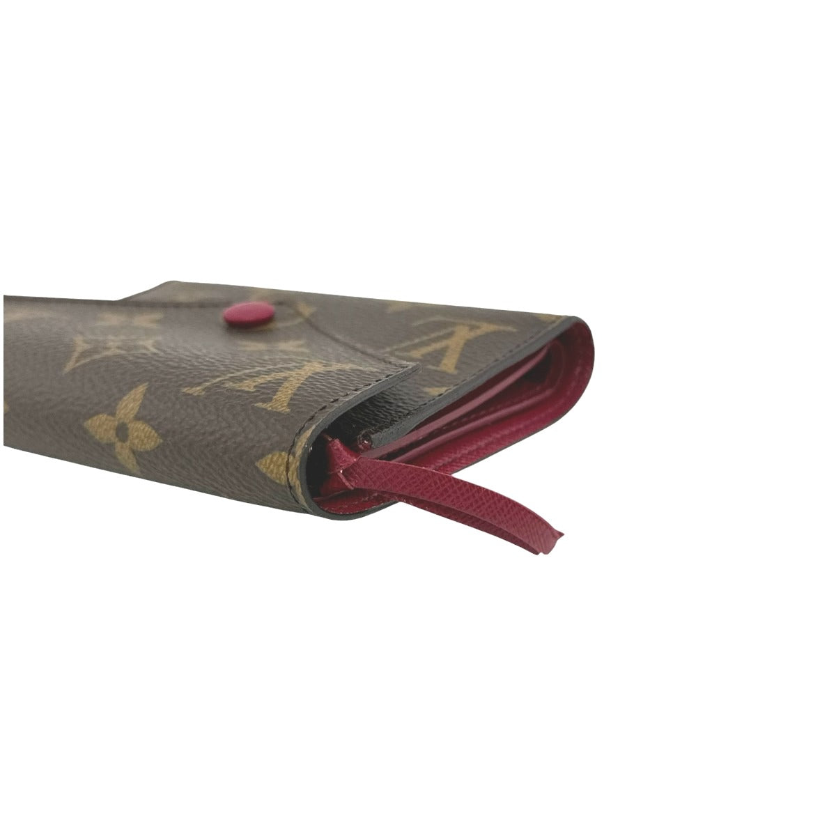 LOUIS VUITTON Coin case M41938 Monogram canvas Red Coin purse with Card Case Monogram Portefeuille Victorine Women Used Authentic