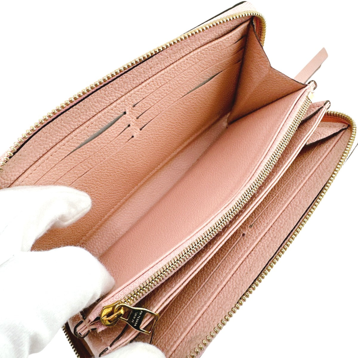 LOUIS VUITTON Long Wallet Purse M64090 Monogram Ann Platt Rose poodle Zip Around Ann Platt Zippy wallet Women Used Authentic