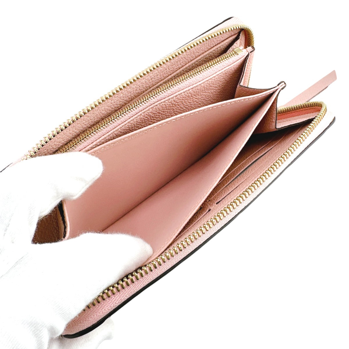 LOUIS VUITTON Long Wallet Purse M64090 Monogram Ann Platt Rose poodle Zip Around Ann Platt Zippy wallet Women Used Authentic