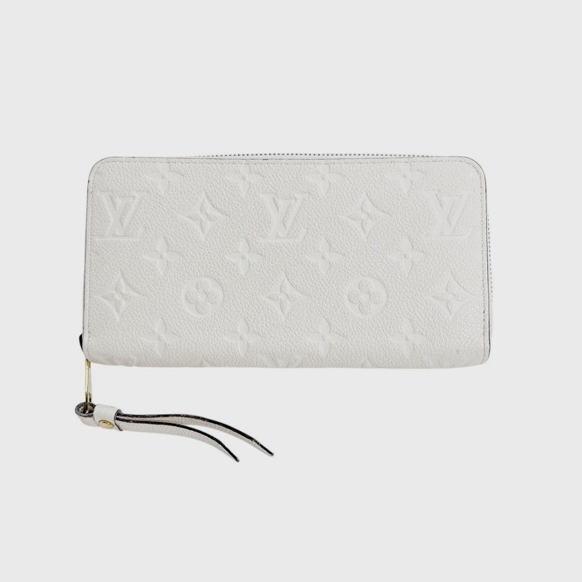 LOUIS VUITTON Long Wallet Purse M93437 Monogram Ann Platt Neige Zip Around Monogram Portefeuille Scullet Ron unisex(Unisex) Used Authentic