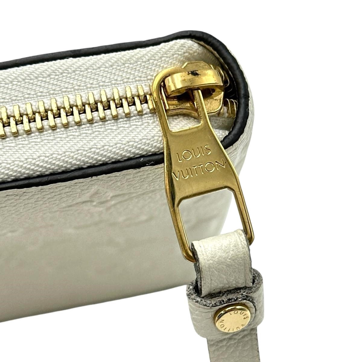 LOUIS VUITTON Long Wallet Purse M93437 Monogram Ann Platt Neige Zip Around Monogram Portefeuille Scullet Ron unisex(Unisex) Used Authentic