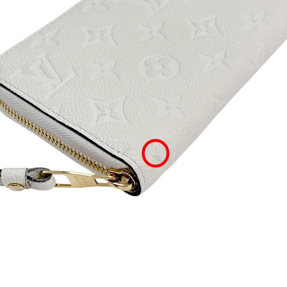 LOUIS VUITTON Long Wallet Purse M93437 Monogram Ann Platt Neige Zip Around Monogram Portefeuille Scullet Ron unisex(Unisex) Used Authentic