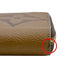 LOUIS VUITTON Long Wallet Purse M69353 Monogram canvas Brown Giant reverse Monogram Zippy wallet unisex(Unisex) Used Authentic