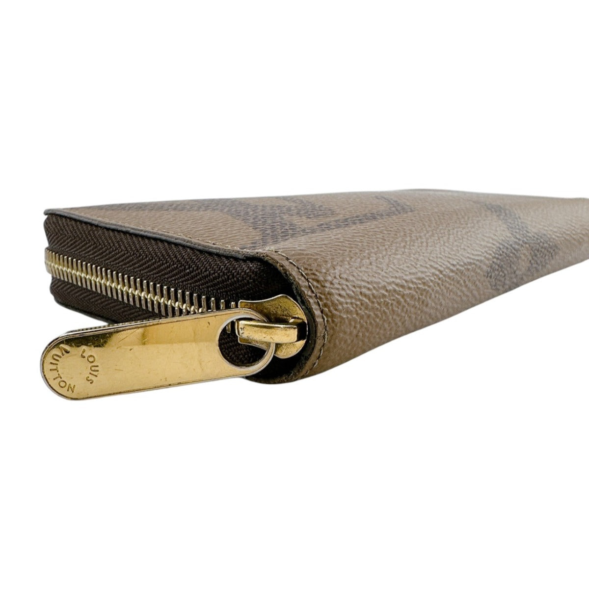 LOUIS VUITTON Long Wallet Purse M69353 Monogram canvas Brown Giant reverse Monogram Zippy wallet unisex(Unisex) Used Authentic