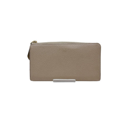 LOUIS VUITTON Long Wallet Purse M63104 Cowhide beige L-shaped fastener Taurillon Clemence Leather Portefeuille Comet Women(Unisex) Used Authentic