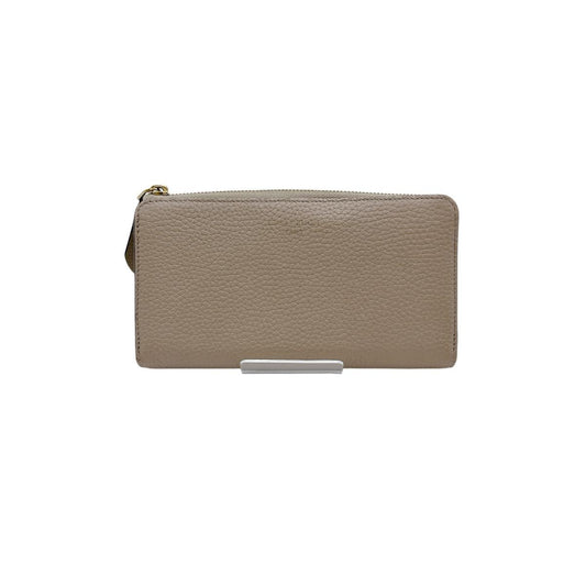 LOUIS VUITTON Long Wallet Purse M63104 Cowhide beige L-shaped fastener Taurillon Clemence Leather Portefeuille Comet Women(Unisex) Used Authentic